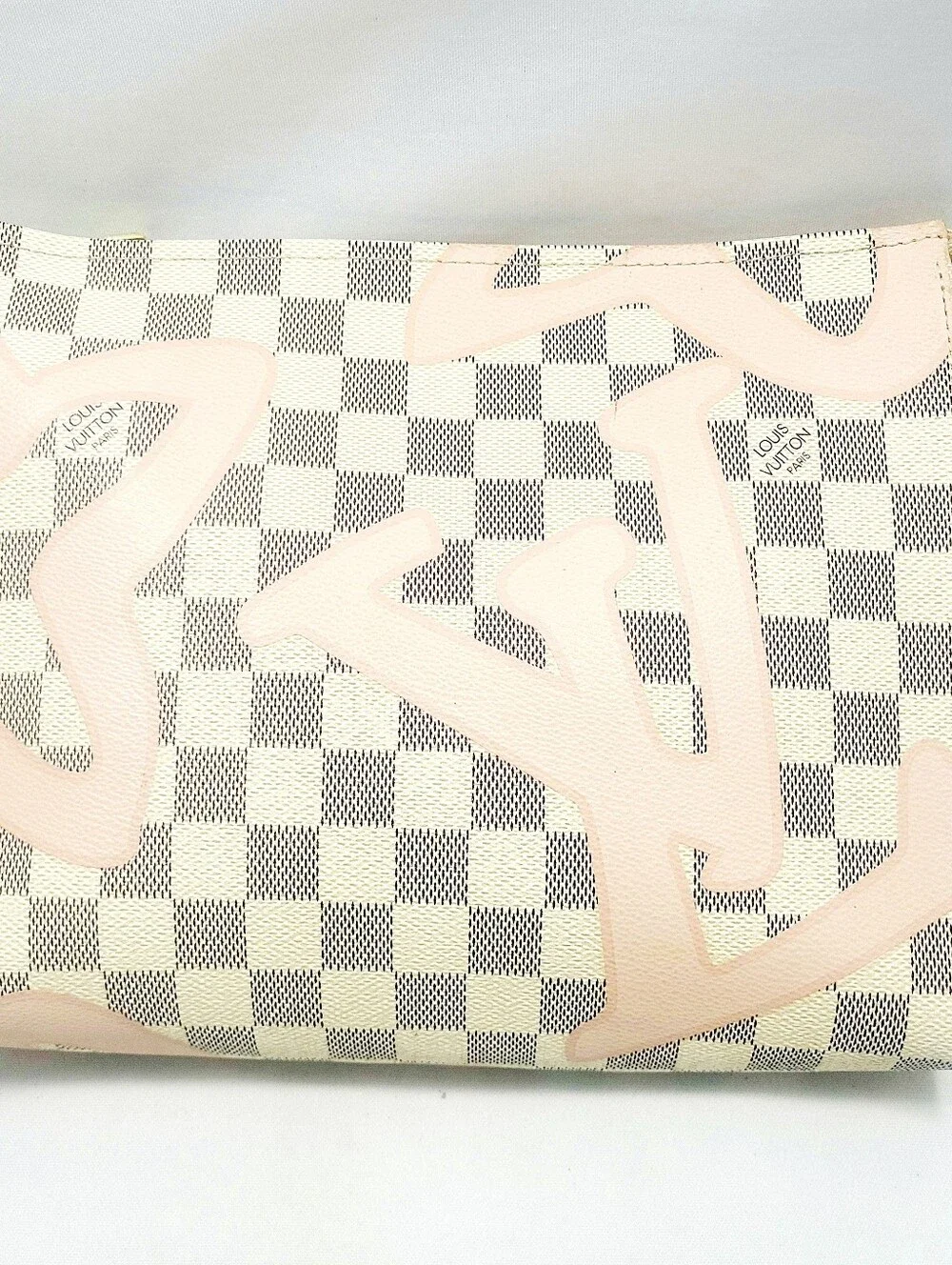 Louis Vuitton Damier Azur Tahitienne Clutch Bag